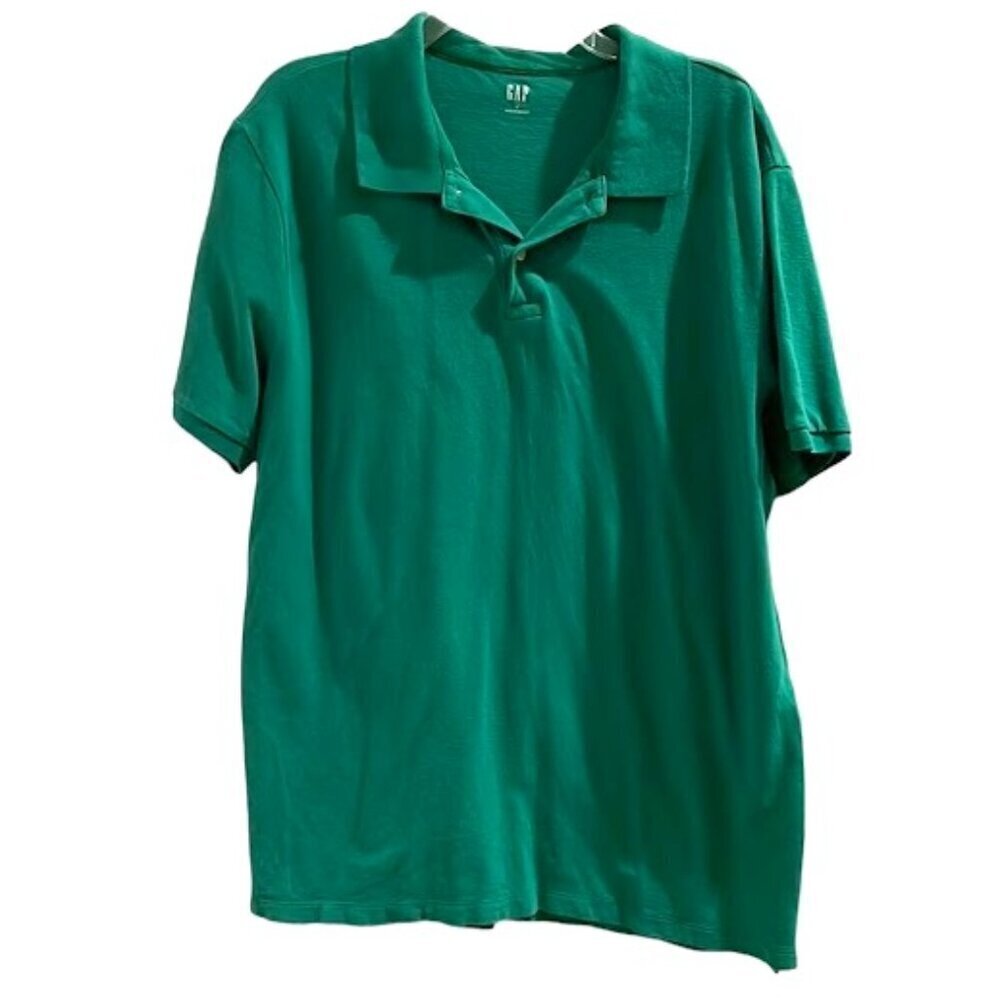 Gap green ss polo XL NWOT